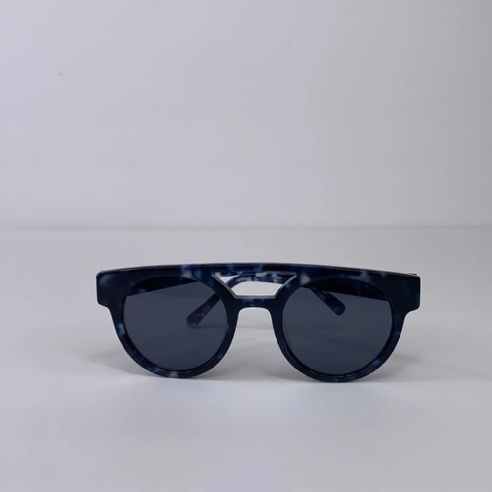KOMONO DREYFUSS sunglasses Blue & Black NEW NWT round